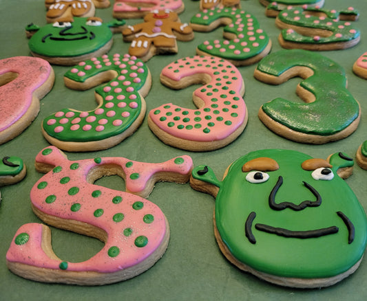 Shrek cookies 